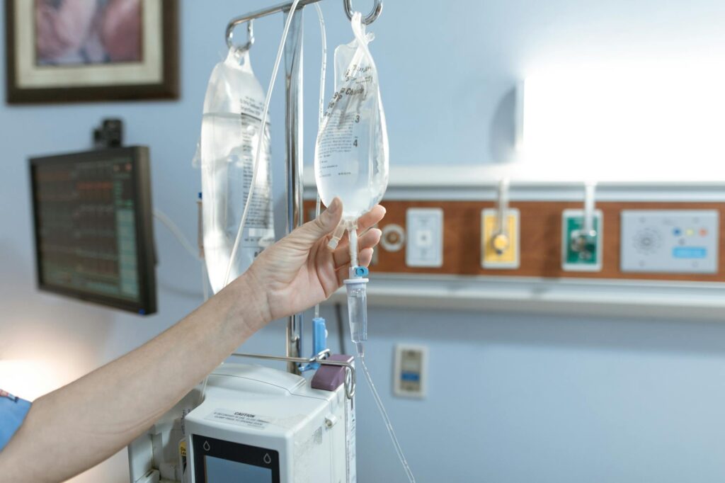 Perfusion intraveineuse de fer en milieu hospitalier, traitement anémie carence martiale